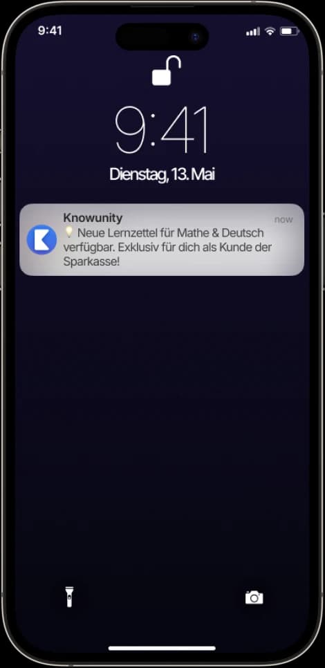 Push: Neue Lernzettel